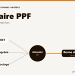 Illustration de l'annuaire du PPF qui associe chaque entreprise à sa plateforme agréée