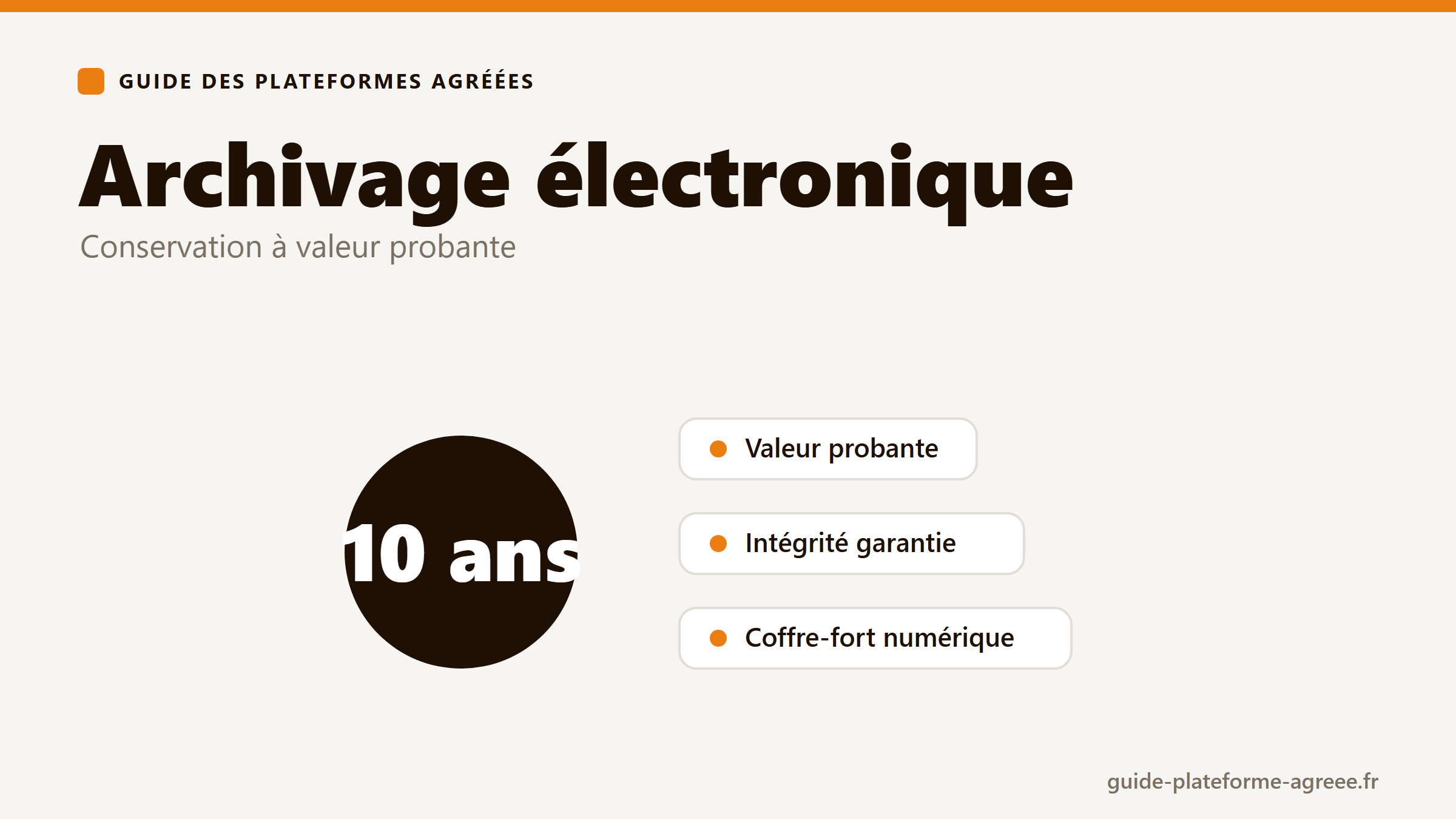 Illustration de l'archivage électronique à valeur probante des factures