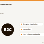 Illustration du B2C : ventes aux particuliers soumises à l'e-reporting