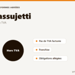 Illustration d'une entité non-assujettie à la TVA et ses obligations de facturation